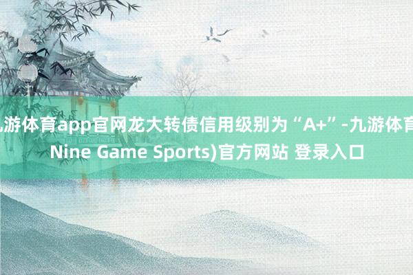 九游体育app官网龙大转债信用级别为“A+”-九游体育(Nine Game Sports)官方网站 登录入口