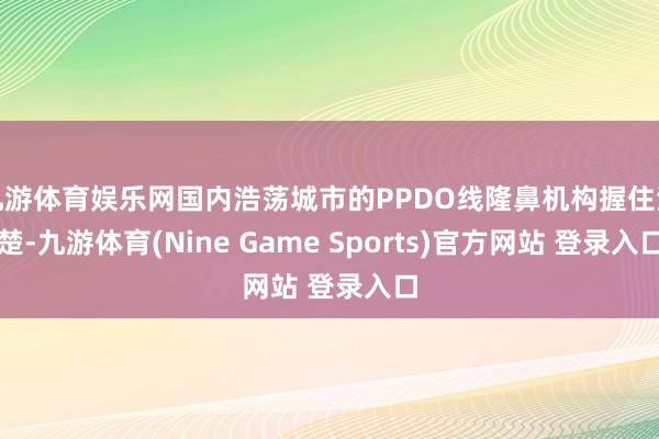 九游体育娱乐网国内浩荡城市的PPDO线隆鼻机构握住清楚-九游体育(Nine Game Sports)官方网站 登录入口