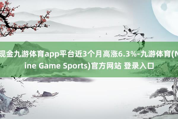 现金九游体育app平台近3个月高涨6.3%-九游体育(Nine Game Sports)官方网站 登录入口