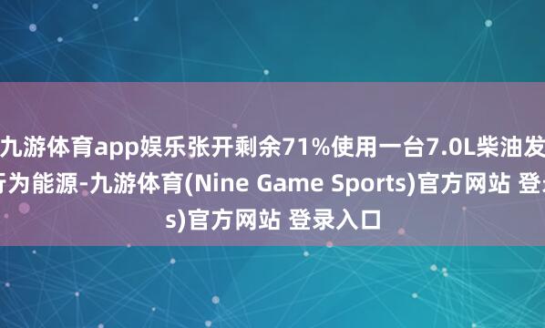 九游体育app娱乐张开剩余71%使用一台7.0L柴油发动机行为能源-九游体育(Nine Game Sports)官方网站 登录入口