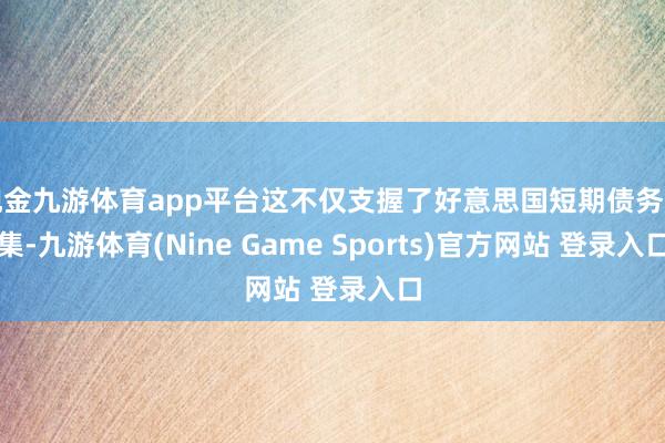 现金九游体育app平台这不仅支握了好意思国短期债务市集-九游体育(Nine Game Sports)官方网站 登录入口